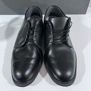 Capps Men's Black Shoes Size 12 D Uniform Military Police Law Security Made USA